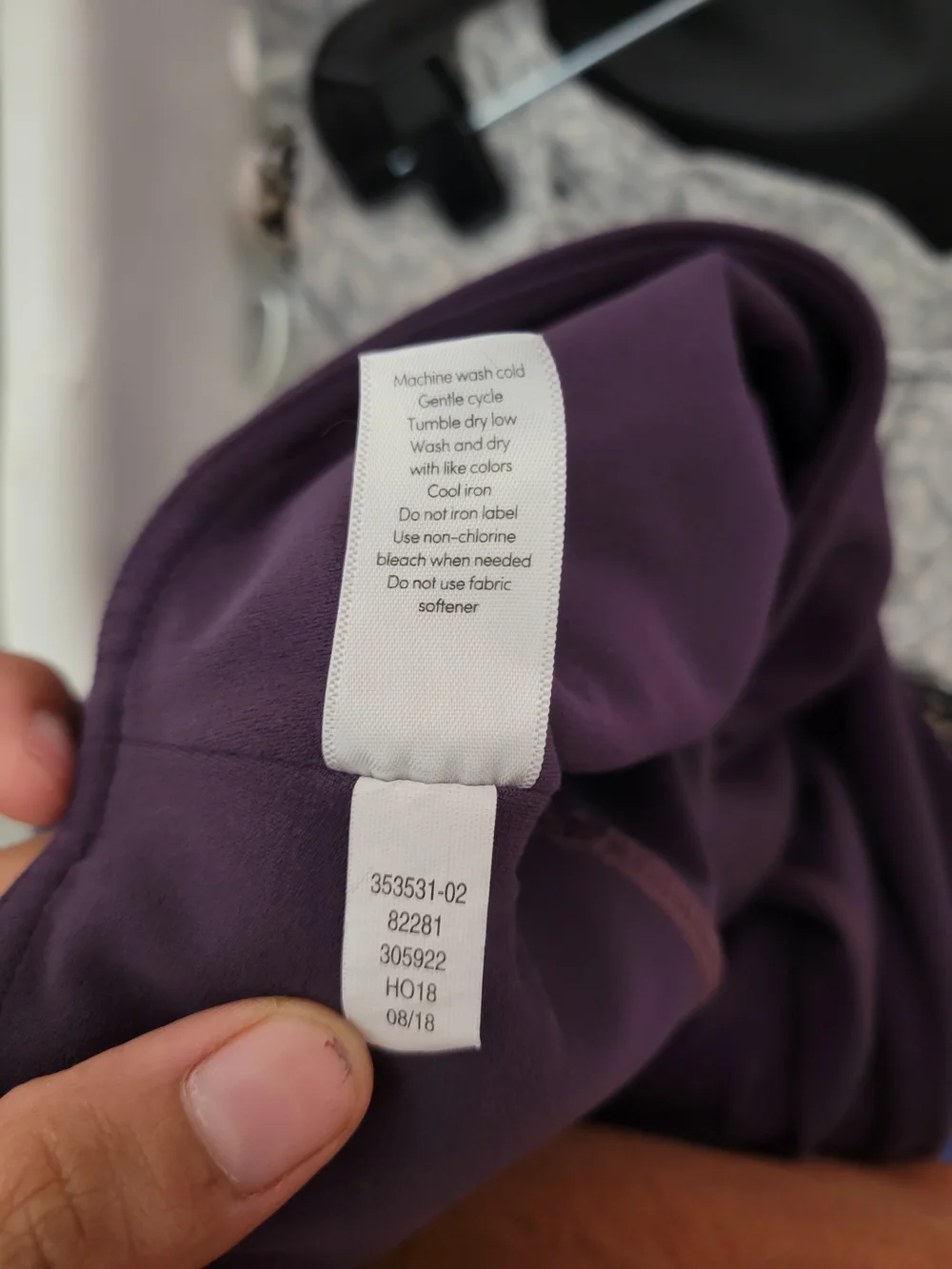 Athleta Powervita Barre Stirrup Leggings Purple Medium High Rise Yoga Tights M